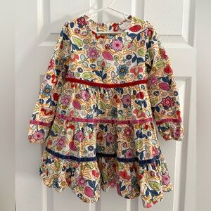 Hanna Andersson Colorful Floral Kids Dress